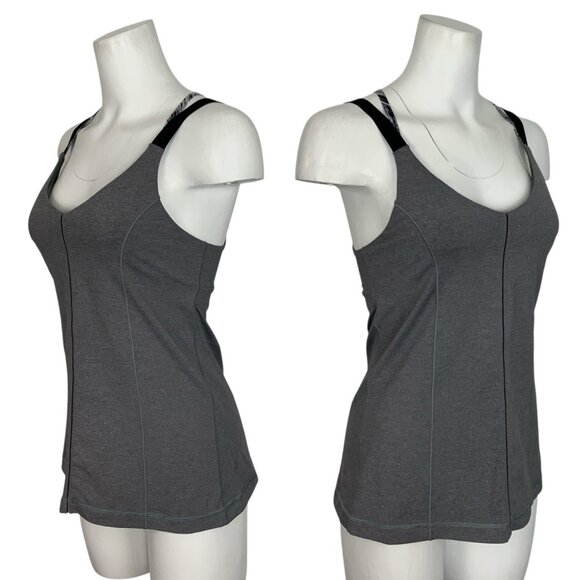 Lululemon Hot To Street Tank Top 8 Heathered Slate Slate Gray - Picture 4 of 14